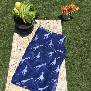 Giraffe print scarf